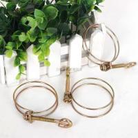 2寸-4寸丝卡手柄双钢丝喉箍卡箍管夹紧固件抱箍 卡子 2寸57毫米 5个试用装