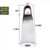 锄头大锄头农用锄头老式锄头家用种花种菜工具小锄头户外园艺挖土 加厚锰钢小号钢锄(送卡子) 单头