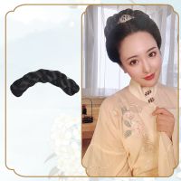 古装假发新款麻花发包后脑勺发髻古风汉服宋制百搭温婉盘发造型 新款麻花中号