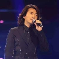 假发男长卷发郑依建明星同款男士中分刘海非主流高温丝整顶假发套 中分卷发黑色