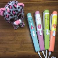 学生宿舍可爱迷你水果直发器卷发棒直卷两用空气刘海内扣懒人神器 随机两用裸机