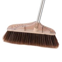 扫把簸箕套装组合家用扫帚软毛扫把不沾头发扫地神器单个软毛扫把[9月12日发完] [四排加密]酒红色 单个扫把