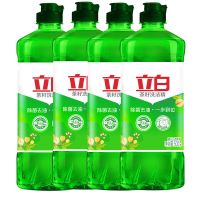 立白茶籽除菌洗洁精学生宿舍小瓶洗涤灵去油家庭装家用实惠装便携 立白茶籽洗洁精500g*4瓶