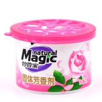 妙管家固体芳香剂120g衣柜卧室家用客厅车载用芳香清新辟臭祛味 120g*1盒[玫瑰花香]