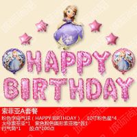儿童索菲亚生日派对布置用品百天宴气球套餐公主主题苏菲亚装饰 苏菲亚A套餐