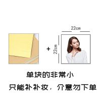 镜子贴墙自粘穿衣镜学生宿舍寝室壁挂粘贴墙面拼接家用试衣全身镜 22x22cm1片