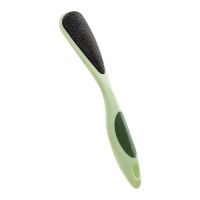 磨脚家用皮磨脚石老茧搓脚板足部修脚底刮脚后跟双面磨砂神器 双面款[涂涂绿]