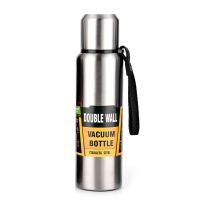 全钢304不锈钢保温杯男女学生杯便携水杯泡茶杯子大容量户外水壶 钢本色 500ml