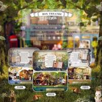 diy小屋盒子剧场房子创意玩具少女心情人节生日礼物手工拼装模型 贺卡+工具+胶水