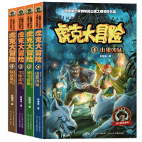 正版 虎克大冒险 1-4 全套共4册 中国孩子的 荒野求生 科普探险小说 野外生存秘籍 探险家彭绪洛带你畅游世界四大洲