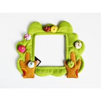 精品布艺开关贴 时尚创意开关套 开关罩 插座贴 单开 双开(果园) 浅绿色 开孔尺寸约8.5*8.5CM