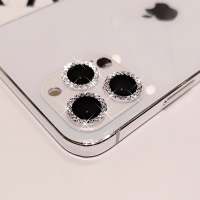 苹果12镜头膜iPhone12promax钻石镜头圈摄像头闪耀轻薄全覆盖12mini手机后镜头贴promax相机保护膜防