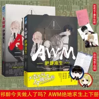 官方正版awm绝地求生的书小说未删减实体书 AWM绝地求生上下全两册非繁体 晋江知名作家漫漫何其多代表作电竞明星祁醉新锐