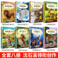 沈石溪动物小说全集8册 全套系列正版雪国狼王 被放逐的狮王的书 五六四年级小学生课外阅读书籍 9-10-12-15岁儿童