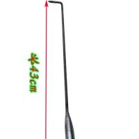 火钳煤球夹子火剪子家用碳球钳子垃圾剪垃圾夹烧烤木炭夹火钩 煤球火钩(大弯) 43cm普通