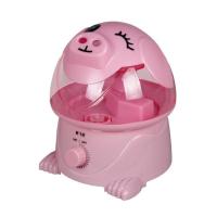 卡通加湿器静音家用办公卧室3.5升大容量婴孕空气净化迷你香薰机 粉猪无礼品