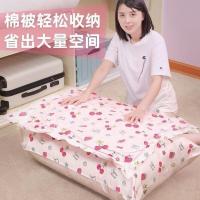 加厚真空压缩袋特大号棉被子收纳袋搬家用衣物整理袋真空袋送电泵 2只送手泵 樱桃 特大号(100*80cm)