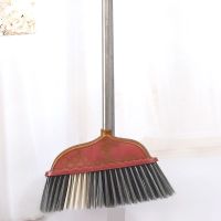 扫把簸箕套装组合家用撮箕软毛笤帚刮水发扫地神器单个扫帚搓斗[9月12日发完] 加厚加大棕红色单个扫把