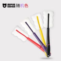 杯具熊洗杯刷吸管刷奶瓶刷奶嘴刷清洗玻璃杯保温杯长柄海绵刷 随机颜色一个