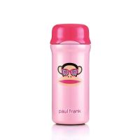 PaulFrank/大嘴猴保温杯男女士商务车载便携水杯子茶杯不锈钢水壶 粉色260ML