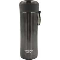 哈尔斯保温杯商务提手便携男女士真空泡茶杯高颜值水杯304不锈钢 天慕黑350ml