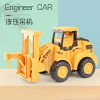耐摔儿童按压滑行工程车模型惯性挖土机挖掘机儿童玩具男孩3-6岁 [1只]吊机
