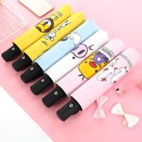 陈情令雨伞肖战王一博明星周边应援全自动黑胶遮阳晴雨两用太阳伞 卡通伞-自动[颜色随机]