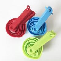 十一件套厨房家用量勺量杯烘培量勺控盐计量奶粉勺调味勺烘培工具 [十一件套]随机颜色