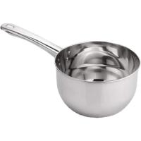 家用不锈钢水瓢水勺厨房瓢子盛汤盛水舀子舀水瓢水飘长柄水漂浇花 加厚不锈钢水勺(不锈钢手柄) (小号)14cm