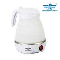 新飞随身旅行折叠水壶家用电热水壶快速电加热水壶厨房烧水壶 折叠电热水壶+珍珠白