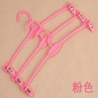 塑料文胸架扭不断软胶内衣架 防滑魔术内衣内裤夹子晾晒袜子衣架 (软料内衣夹)-粉色10个装