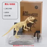 恐龙化石考古挖掘玩具男孩霸王龙模型儿童手工创意拼装龙骨架礼物 [暴龙]带工具