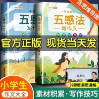 五感法写作文技巧素材积累方法技巧小学生课外书辅导资料同步作文 五感法写作文全套共2本