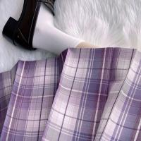 |堇色书| 兔缝缝JK制裙中长学生 原创格裙 JK制服正统 校园风 裙子42cm+平角领结+飞机盒+衣架 S