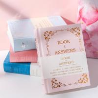 少女心闺蜜生日礼物女生答案之书正版可爱送女朋友毕业礼物送全班 [甜蜜粉]答案之书[11*15cm] [简装]单本答案书[