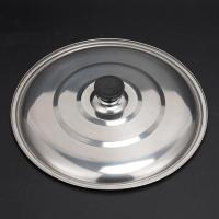 加厚不锈钢大锅盖炒锅盖大号炒菜锅盖大桶盖农家乐大锅盖铁锅盖 29cm