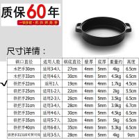铸铁平底锅生煎包锅加厚平底煎锅家用烙饼锅焖锅炖锅无涂层不粘锅 铁把手22cm(适用1人) 单锅无工具