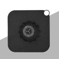 防堵头发地漏盖神器厨房下水道过滤网防臭盖洗手盆硅胶厕所防臭垫 黑色(防臭地漏)