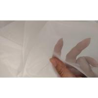 绣花刺绣纱布特密欧根纱衣领布料蓬蓬裙硬纱裙撑布料 白色1米价