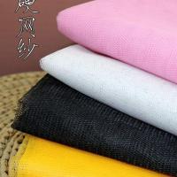 硬网纱裙撑蓬蓬裙造型网毕业设计师网布白色六角头饰婚纱装饰纱布 硬网粉红 1米