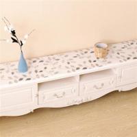 绿色树叶茶几电视柜桌布盖布垫子台布软玻璃水晶板长方形防水PVC 千叶藤 40*45cm