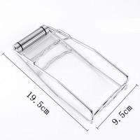 加粗超结实饭店用大号304不锈钢防烫夹餐馆砂锅夹提盘碗碟夹隔热 小号家用