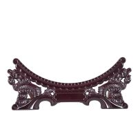 盘子架托陶瓷装饰盘架摆件架盘托装饰盘支架普洱茶子实木厂家 龙头盘架放18-22CM圆盘