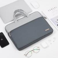 手提笔记本电脑包14男15女15.6英寸轻便苹果13.3联想小新pro华为 撞色灰 12英寸