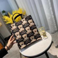 包包女2021新款ins可爱学生单肩手提包饭盒袋子 妈咪包便当小包包 黑色