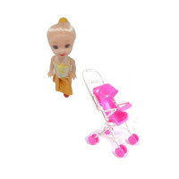 29cm怀孕芭比孕妇娃娃女孩玩具家庭套装孕妇娃娃男芭比娃娃小孩子 10cm小娃娃+高20cm车车 图片默认(有开团的尽量