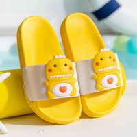 儿童拖鞋夏男童男孩防滑宝宝外穿卡通可爱女童中大童小孩子凉拖鞋 小黄龙 24/25码(适合脚长16厘米)