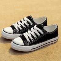 女童帆布鞋2021年春秋新款手绘卡通韩版女童布鞋中大童高帮板鞋子 基本f1 内长19.0cm 童30码