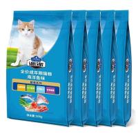 派派猫粮深海鱼天然粮10kg流浪猫幼猫成猫通用型5斤特价增肥发腮 派派鱼肉味5斤[一斤装共5袋]
