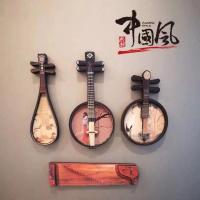 新品中国风古典民乐 卡通可爱有趣的创意 木质冰箱贴 四款乐器